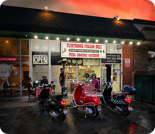 Restaurant storefront