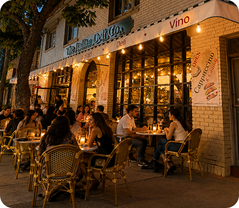 Restaurant storefront